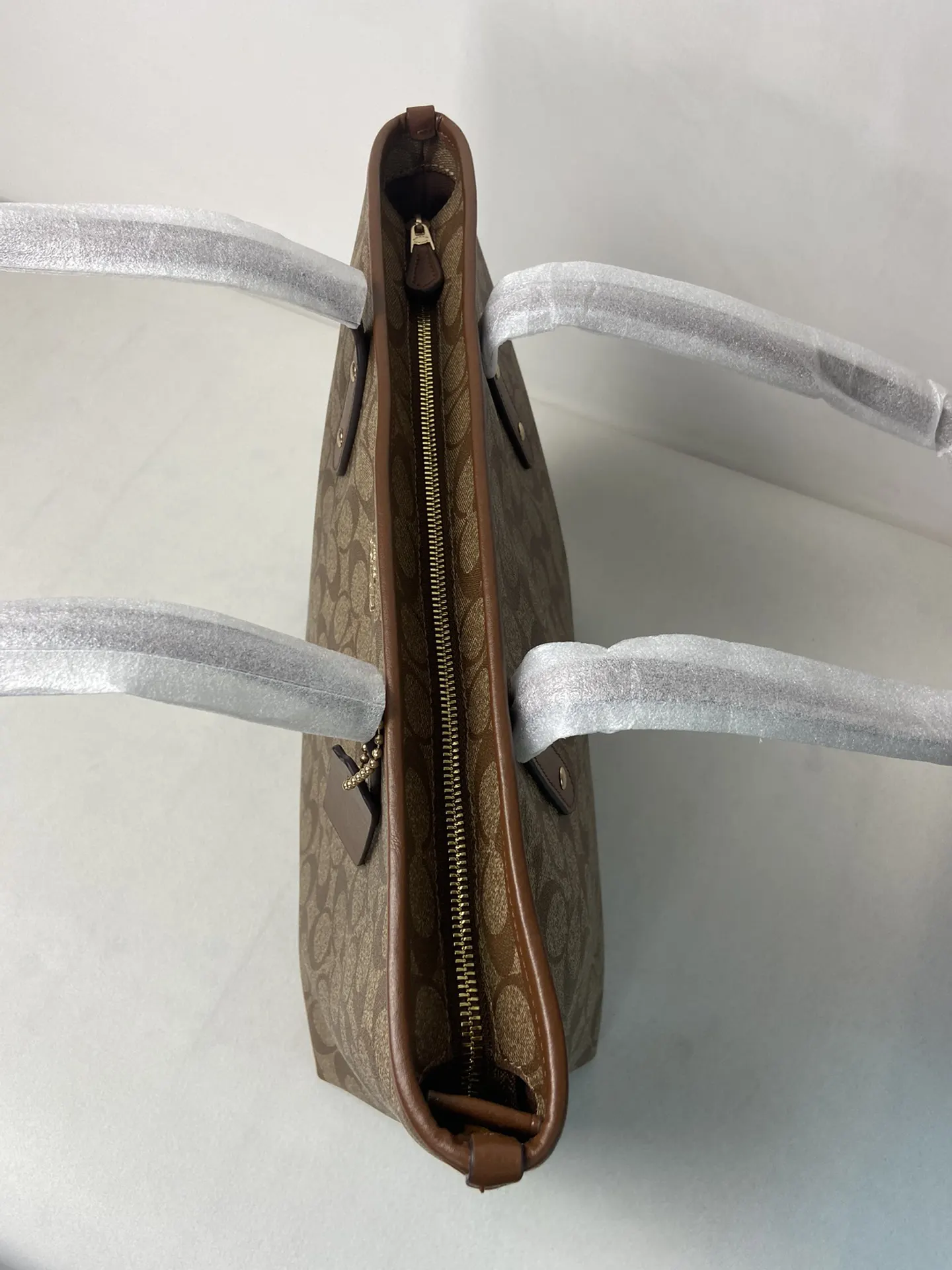 Monogram Tote Bag Leather