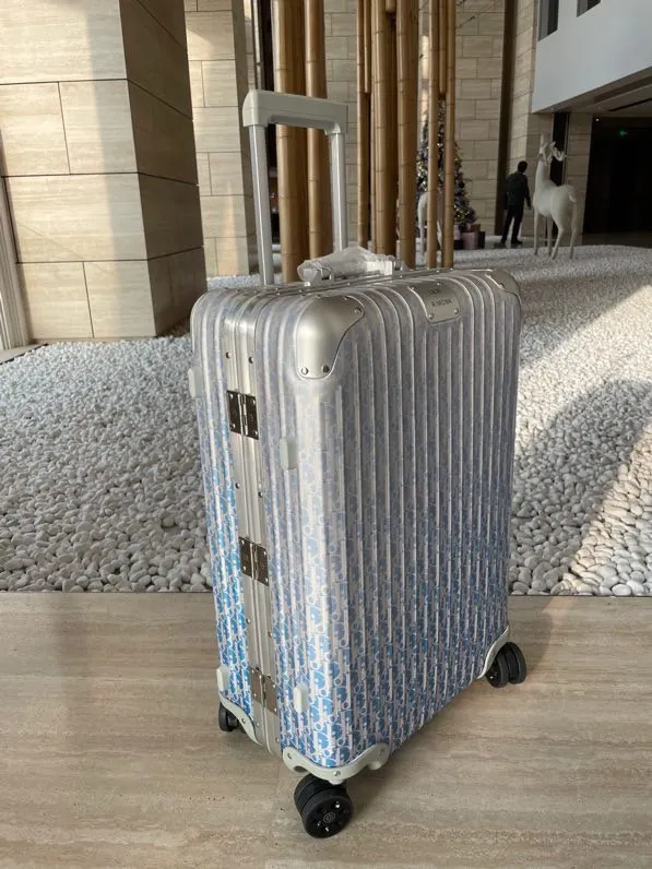 Dior 黑色 藍色 拉杆箱旅行箱登机箱行李箱 D家 rimow 日默w 旅行拉杆款 輕便出行款