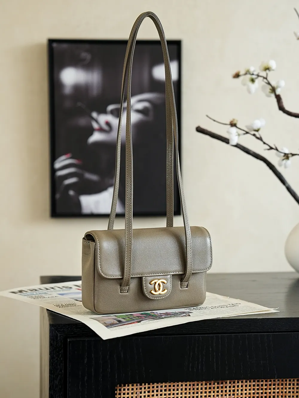 Hobo Shoulder Bag Vintage Leather