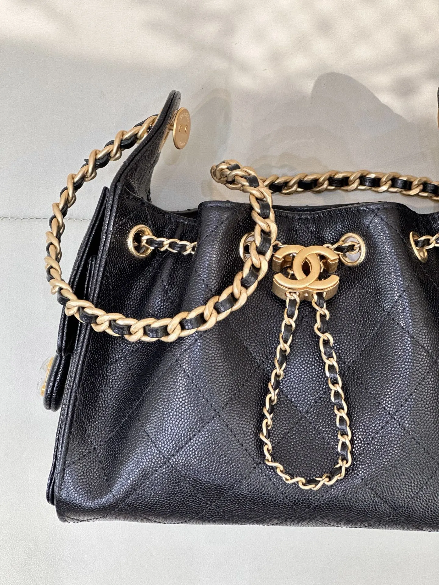 Black Hobo Shoulder Bag Vintage