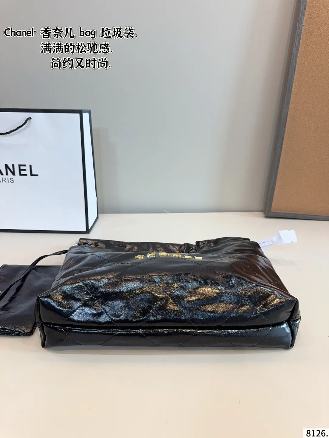 CHANEL 早春系列 鏈條⛓ 垃圾袋购物 鏈條包 精致鏈條款