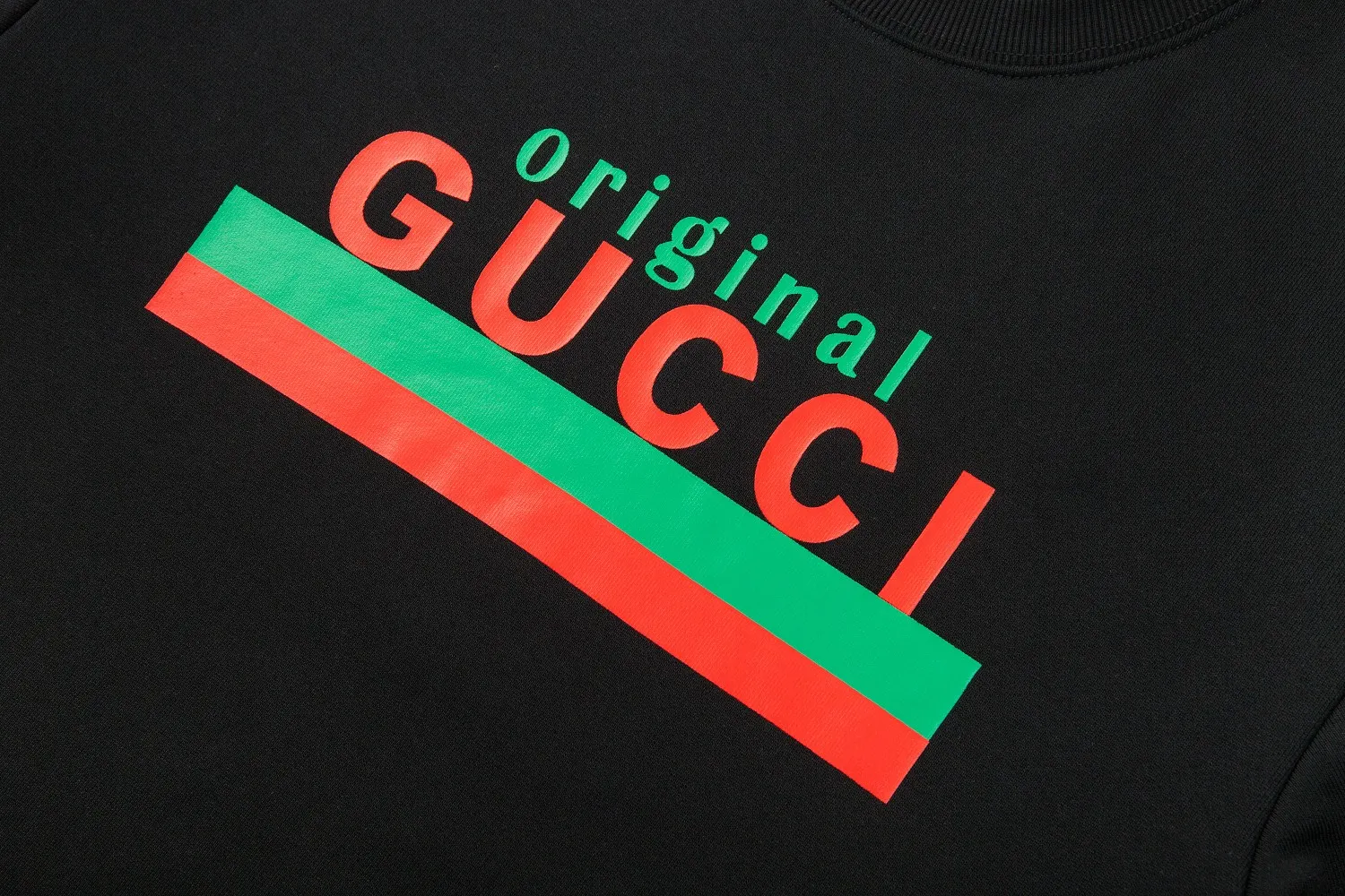 Gucci 黑色 印花 卫衣