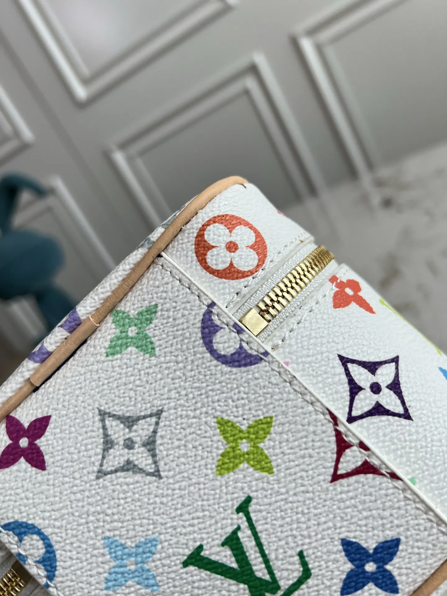 LV 帆布 化妆包 便携收纳款