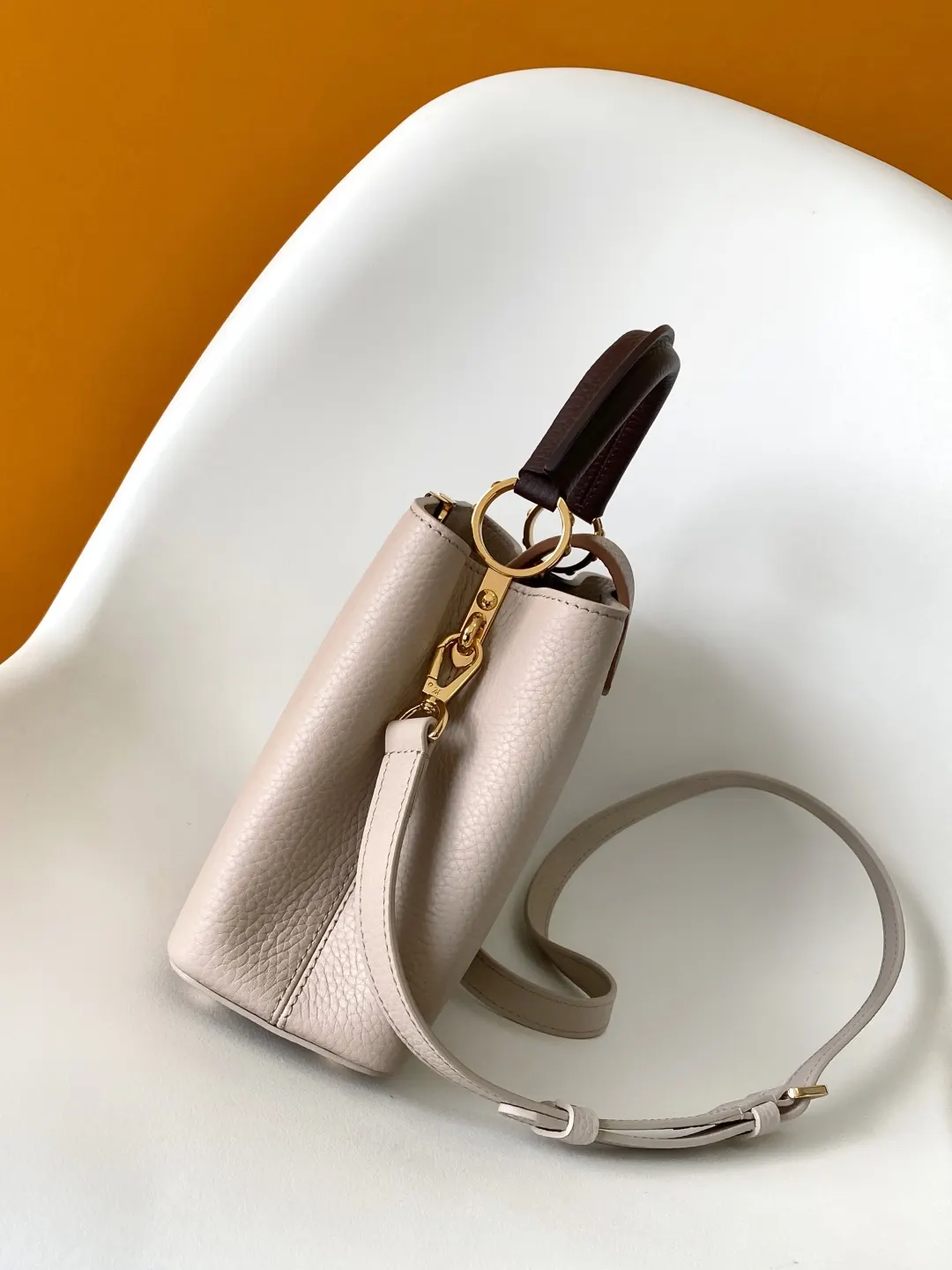 Louis Vuitton Brown Organizer Pouch Travel Leather