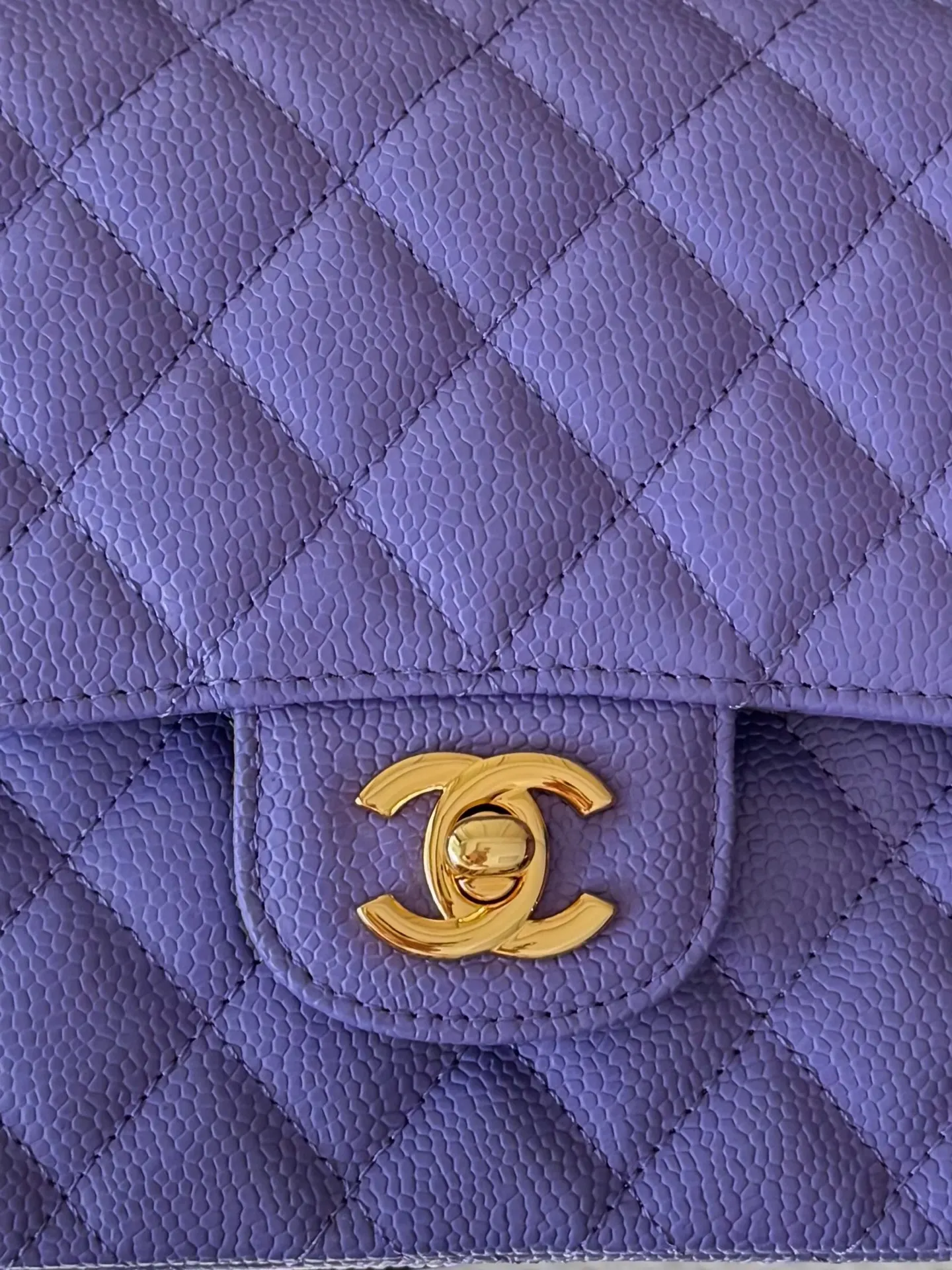 Chanel Caviar Cowhide Flap Chain Bag One Shoulder Cross Image 5 Chanel Caviar Cowhide Flap Chain Bag One Shoulder Cross Image 5