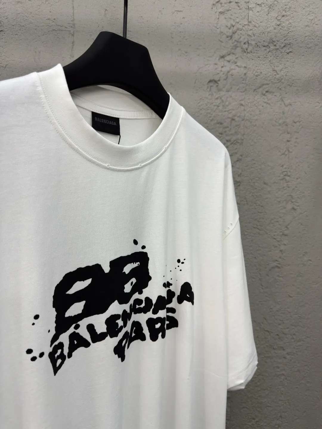 Balenciaga 白色 純棉 Logo 短袖T恤
