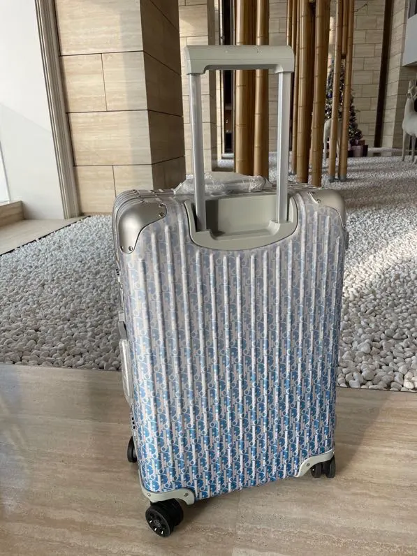Dior 黑色 藍色 拉杆箱旅行箱登机箱行李箱 D家 rimow 日默w 旅行拉杆款 輕便出行款
