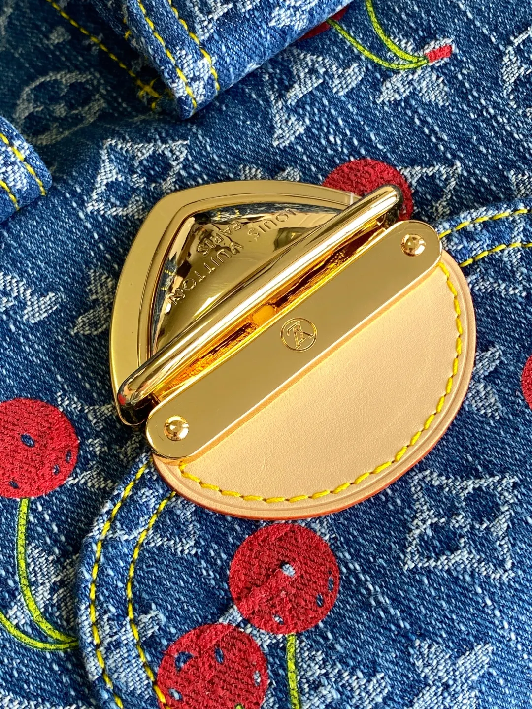 LV 丹宁 牛皮 收纳包 旅行收纳款