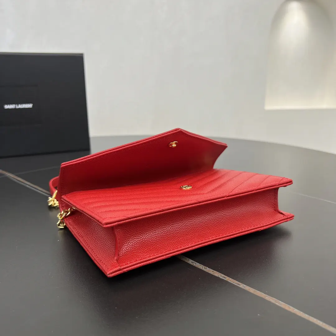 Gold Chain Bag Leather