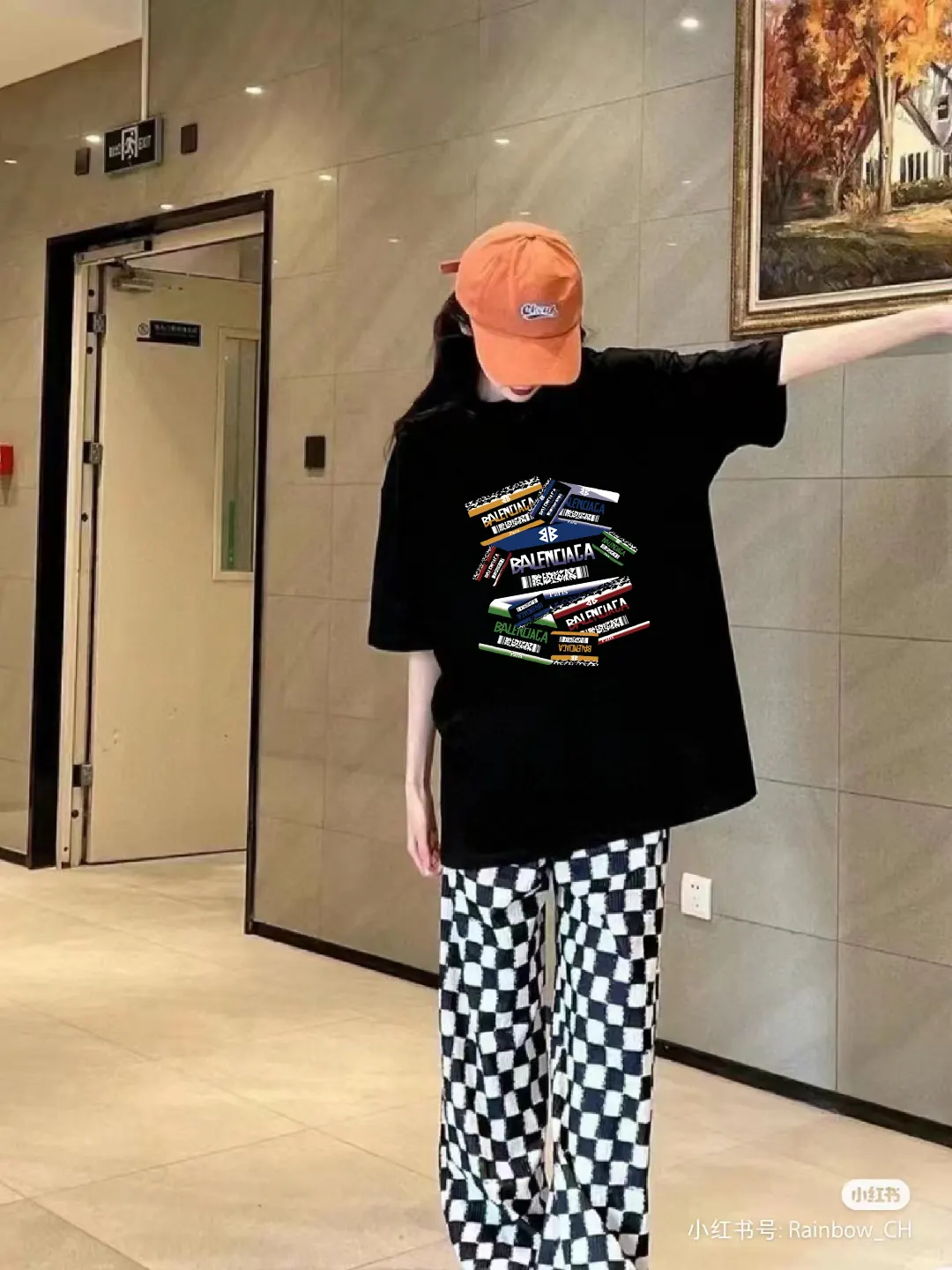 Balenciaga Paris 黑色 短袖T恤(數字8) Balenciaga Paris 黑色 短袖T恤(數字8)