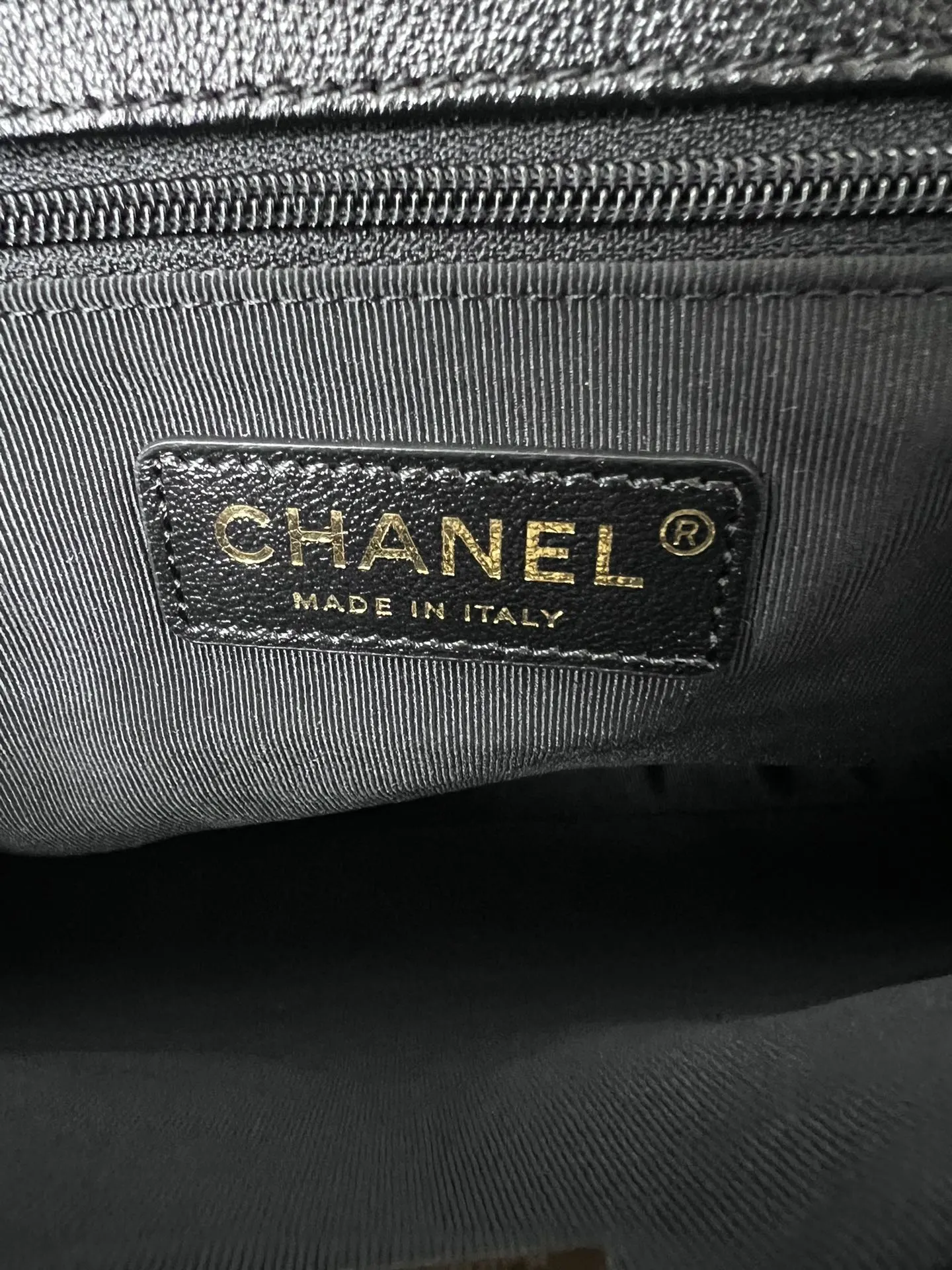 Chanel Cowhide Hobo Underarm Bag One Shoulder Back