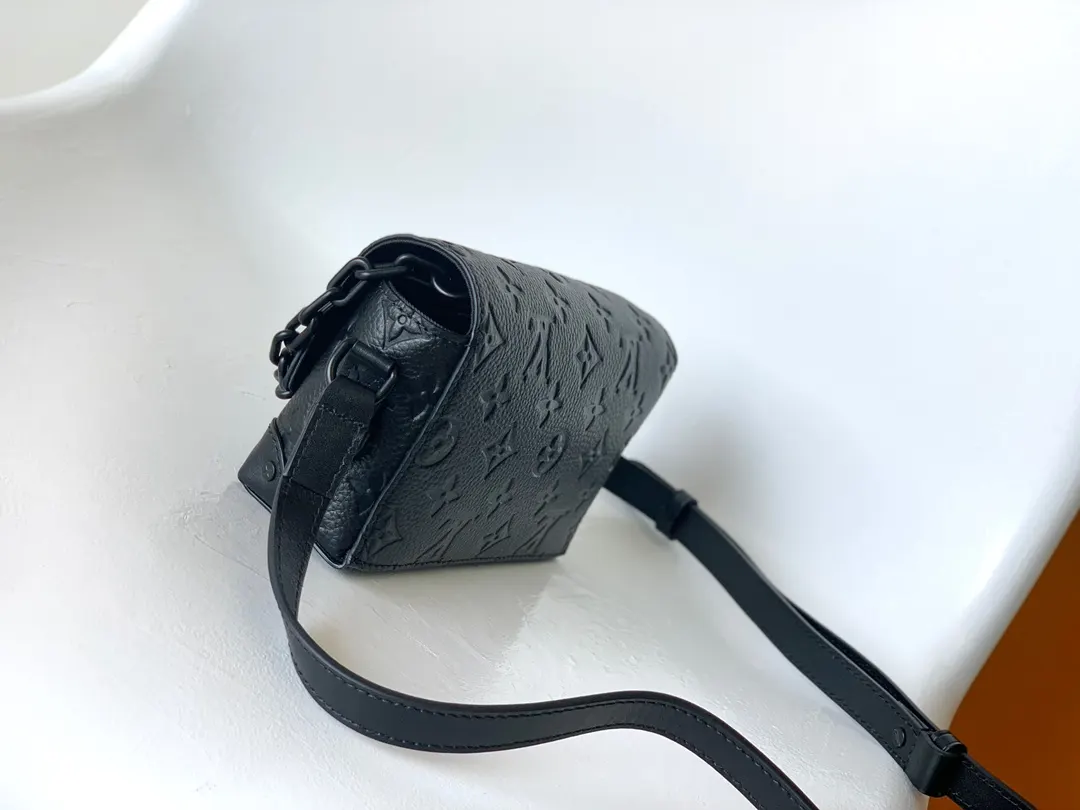 LV 黑色压纹链条小方包 单肩斜挎款｜ORBUYBAG 岚奢包高端时尚精品