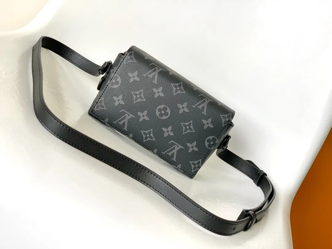 LV 黑色压纹链条小方包 休闲斜挎款｜ORBUYBAG 岚奢包高端时尚精品