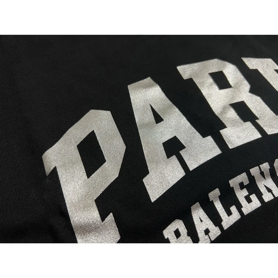 Balenciaga 黑色 纯棉 Logo 短袖T恤