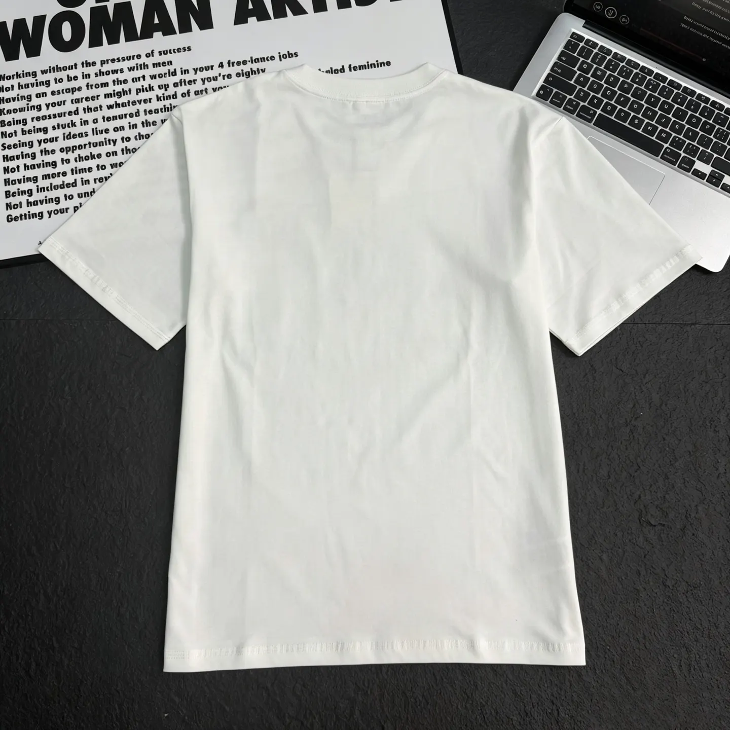Balenciaga 白色 純棉 Logo 短袖T恤 宽松休閒