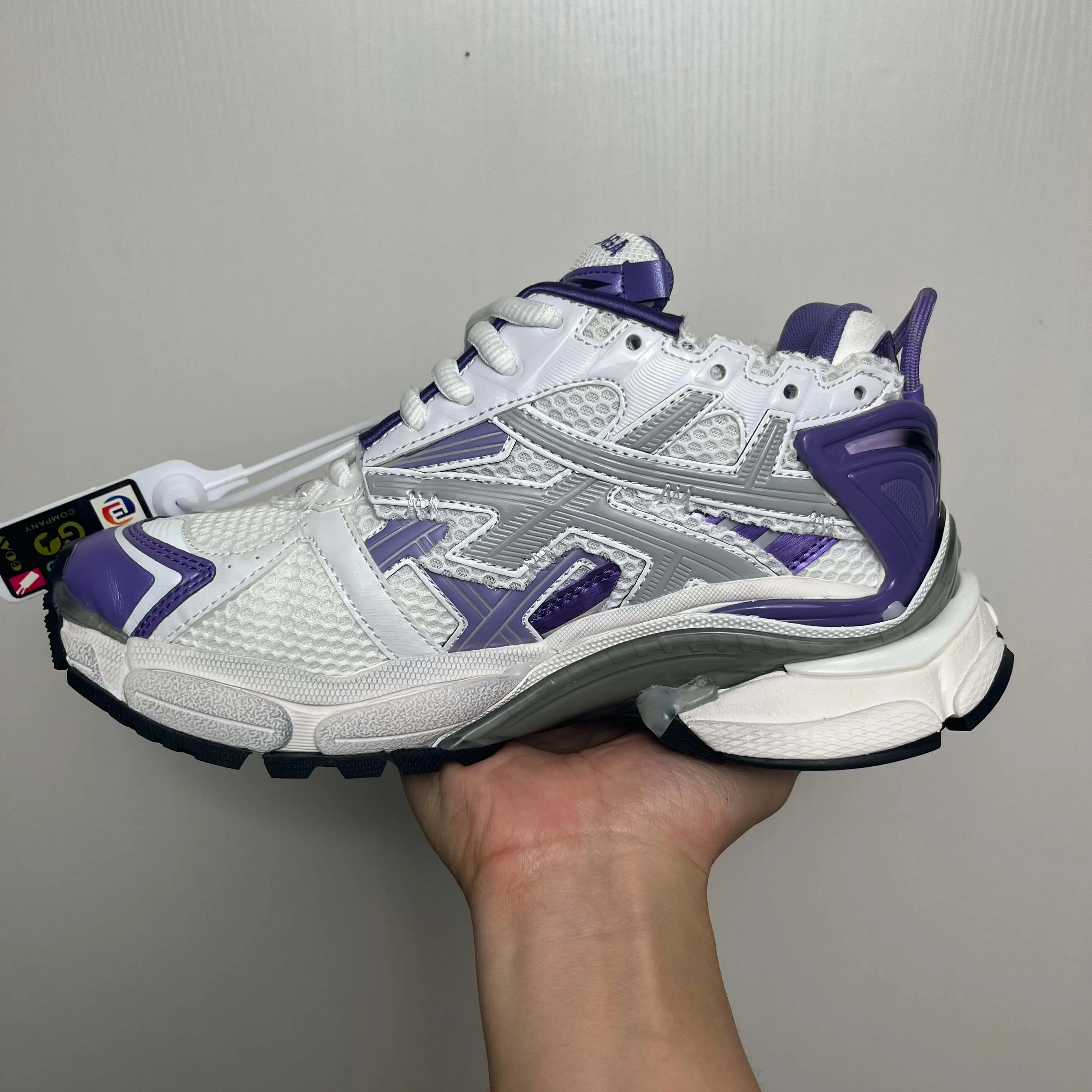 Balenciaga 7代 白紫 运动鞋 休閒运动(數字3) Balenciaga 7代 白紫 运动鞋 休閒运动(數字3)