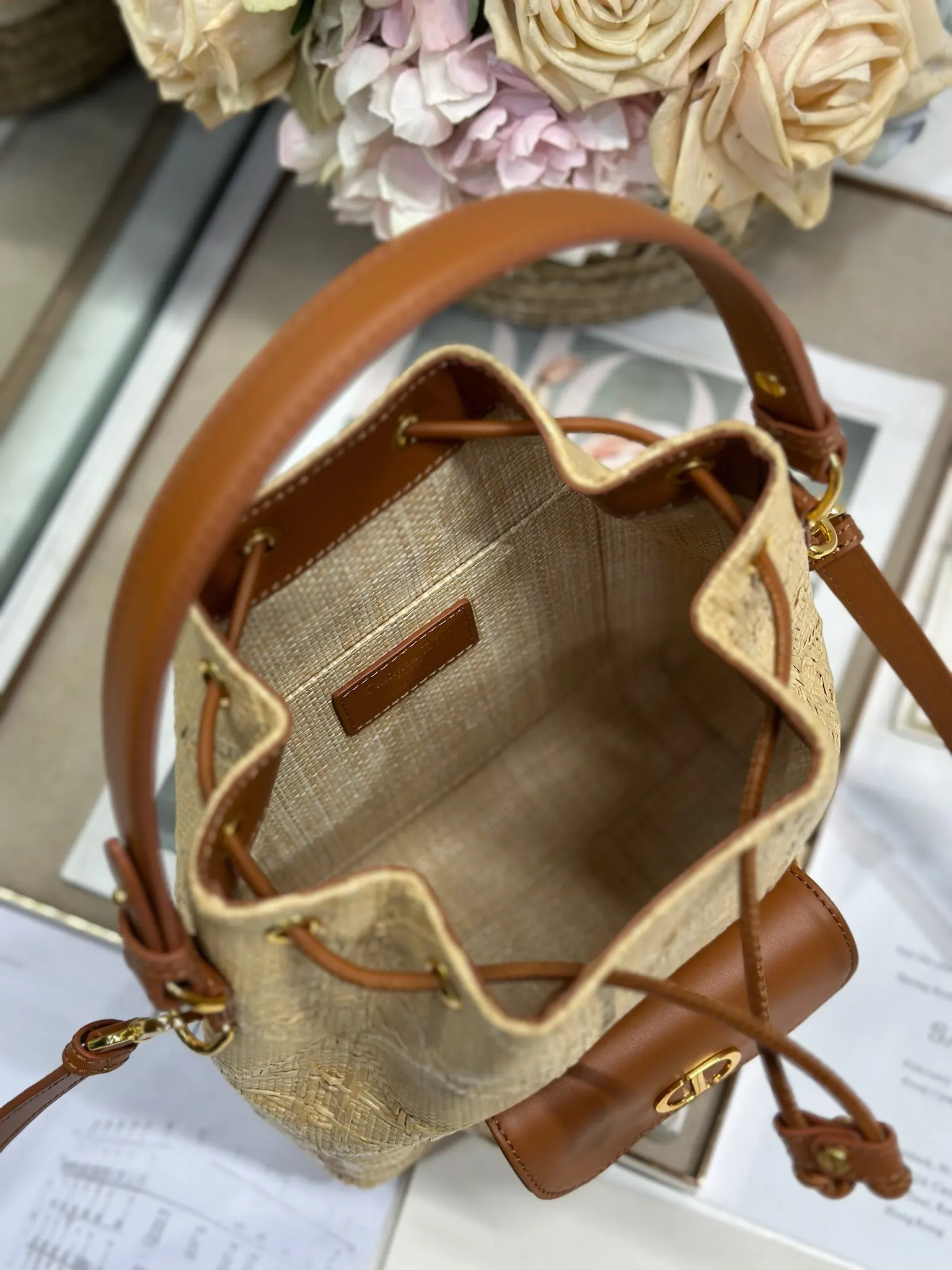 Dior Gold Organizer Pouch Travel