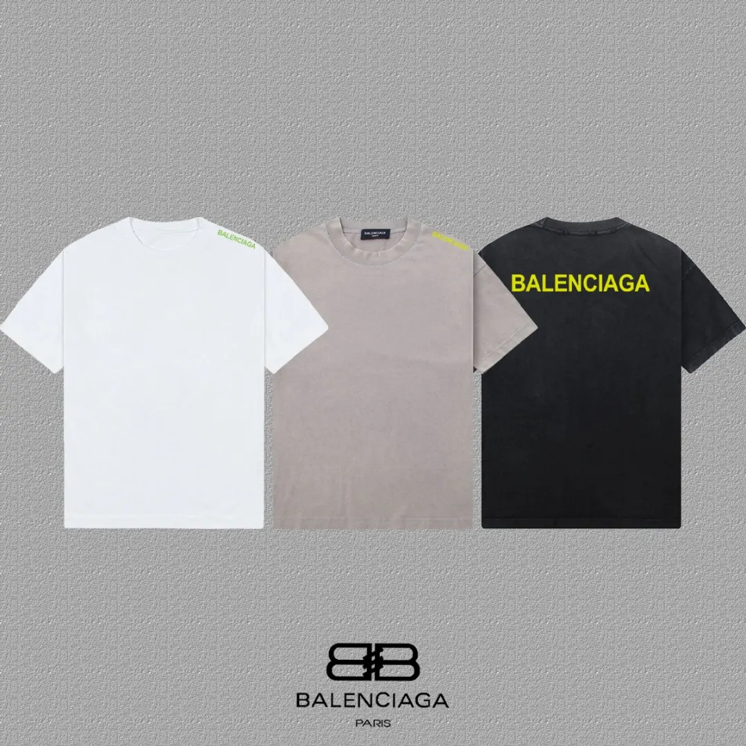 Balenciaga Paris 黑色 短袖T恤