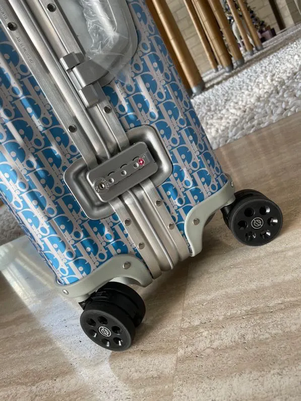 Dior 黑色 藍色 拉杆箱旅行箱登机箱行李箱 D家 rimow 日默w 旅行拉杆款 輕便出行款