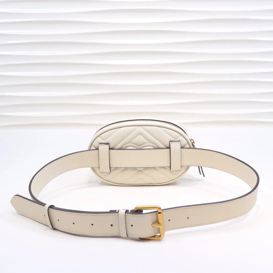Gucci White Belt Bag Casual