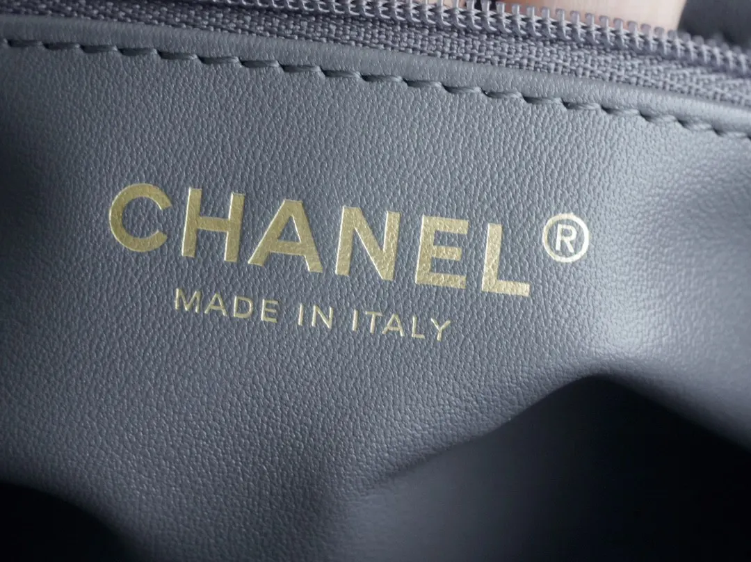CHANEL 黑色 灰色 羊皮 手提包 通勤手提款