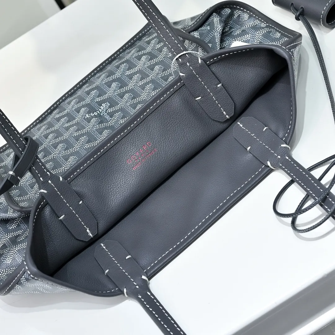 Goyard 牛皮 高 戈雅双面mini 王菲同款购物袋 头层牛皮 托特包 大容量托特款