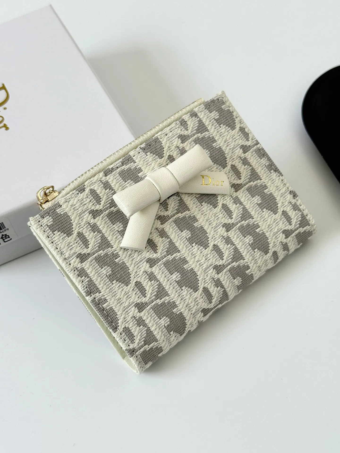 Dior 白色 皮革 钱包