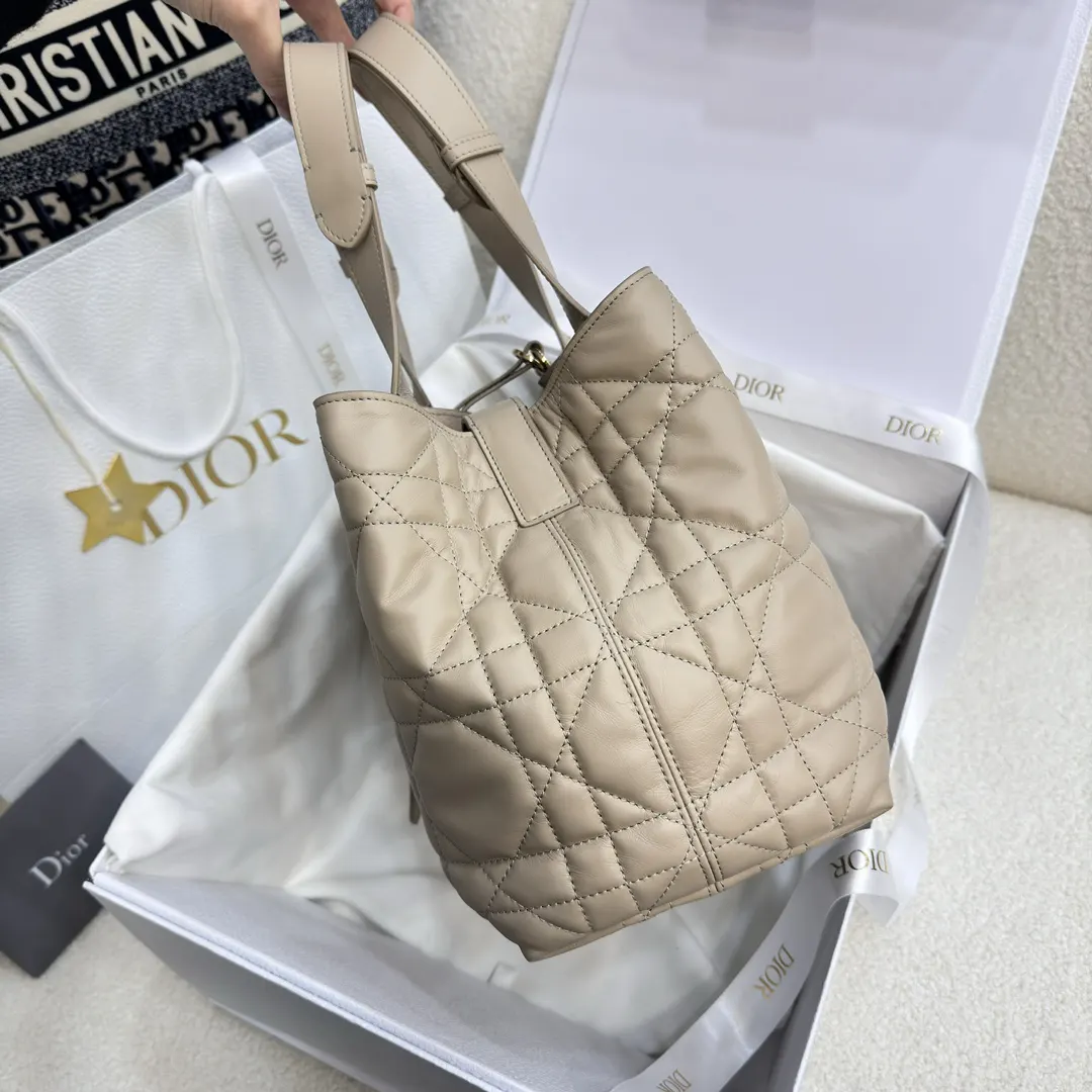 Beige Tote Bag Leather