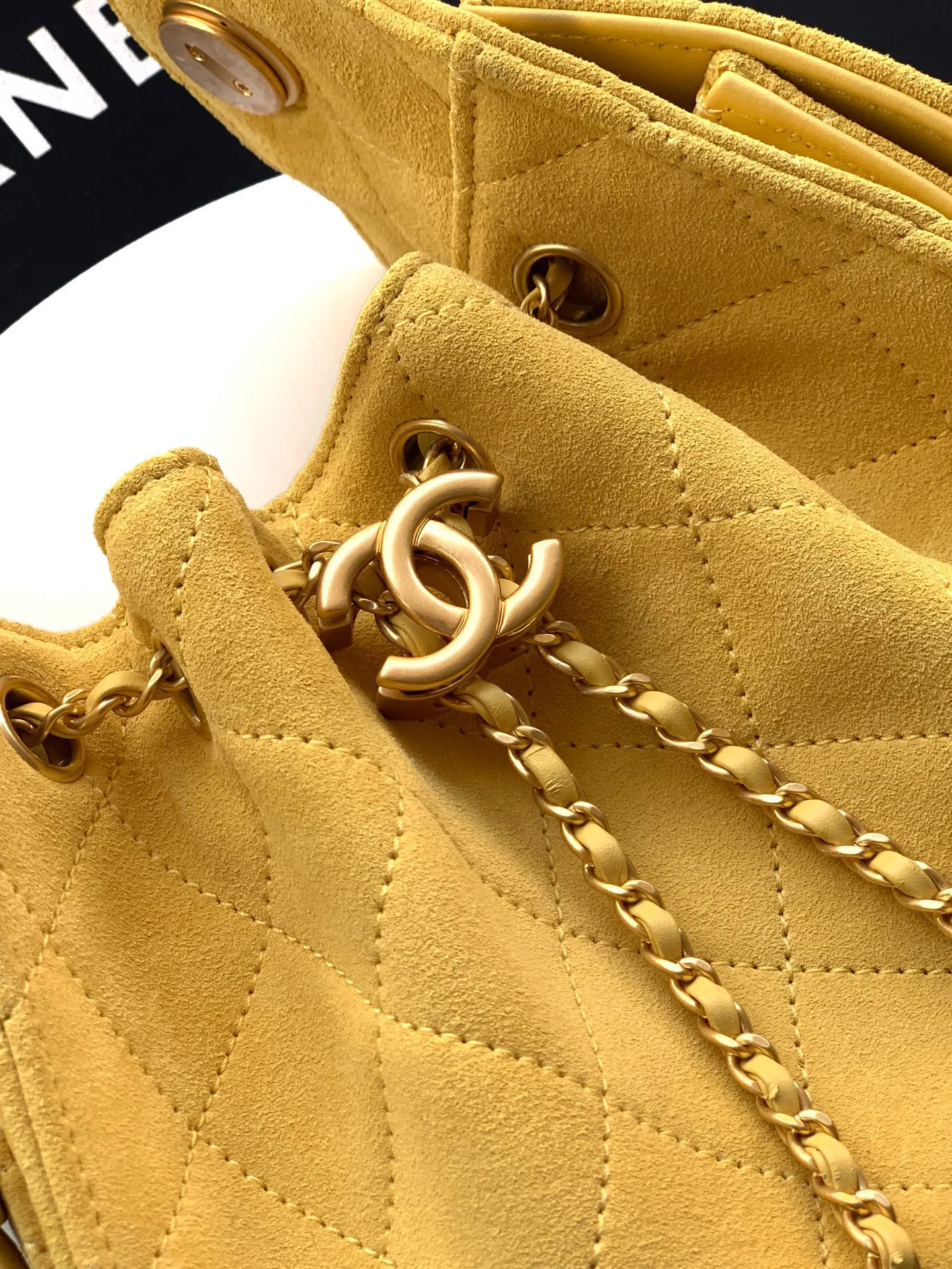 Yellow Chain Bag