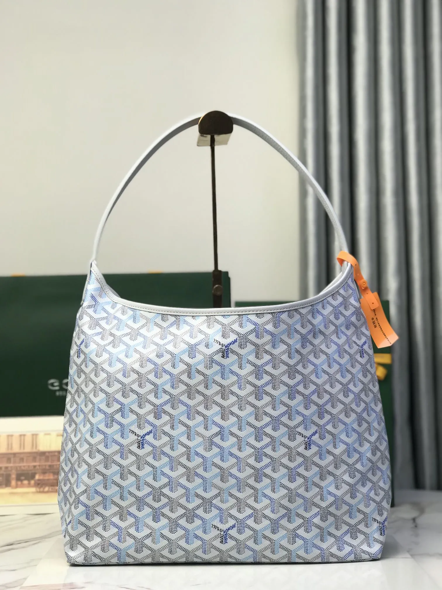 Goyard Hobo Shoulder Bag Vintage Canvas