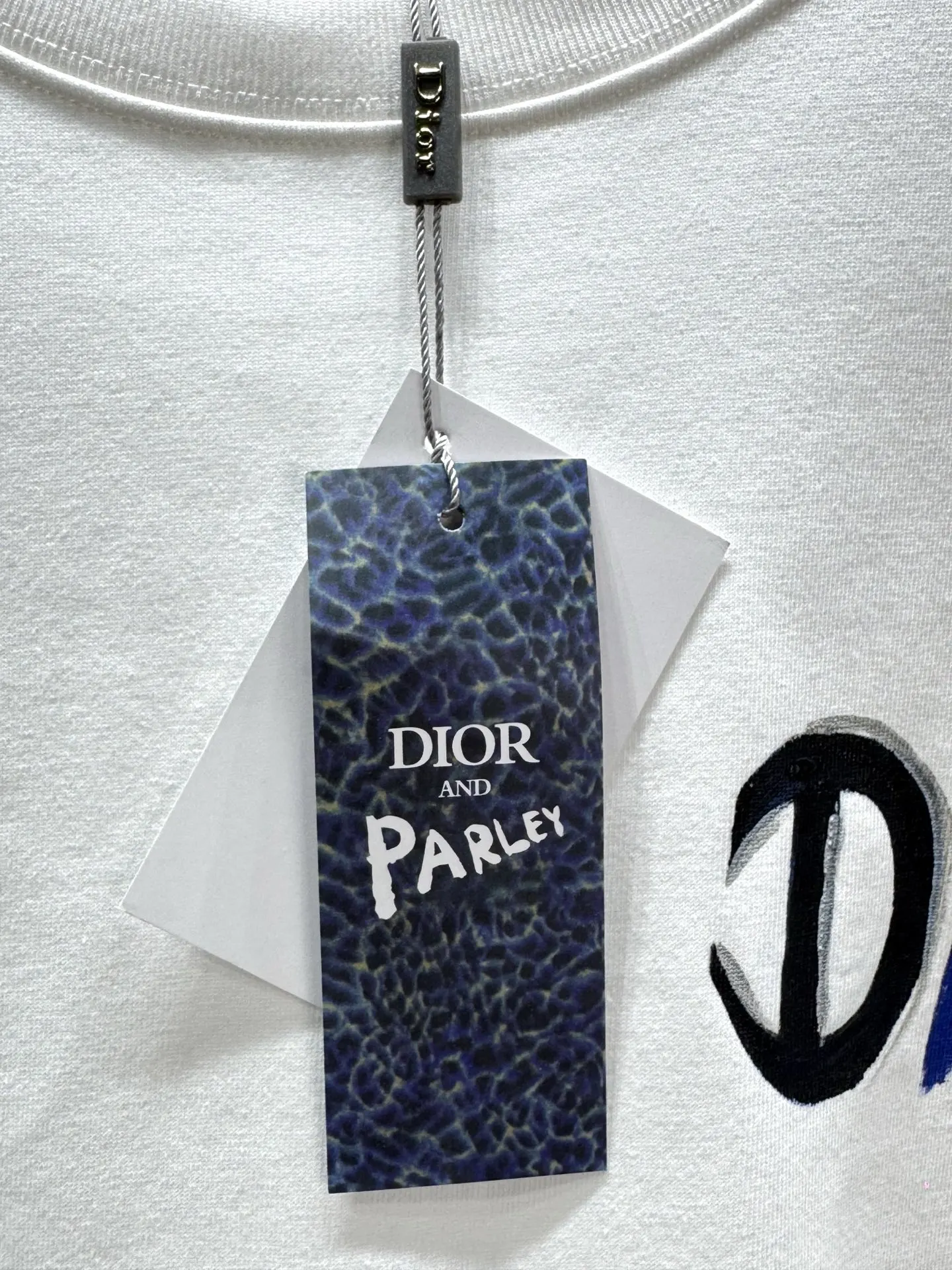 Dior 白色短袖T恤 吊牌细节