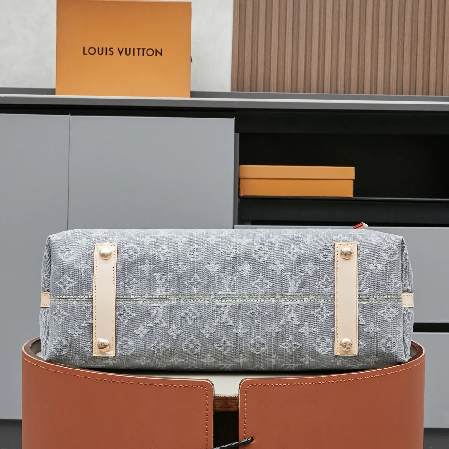 LV CarryAll 灰色 牛仔 Mo收纳包 旅行收纳款