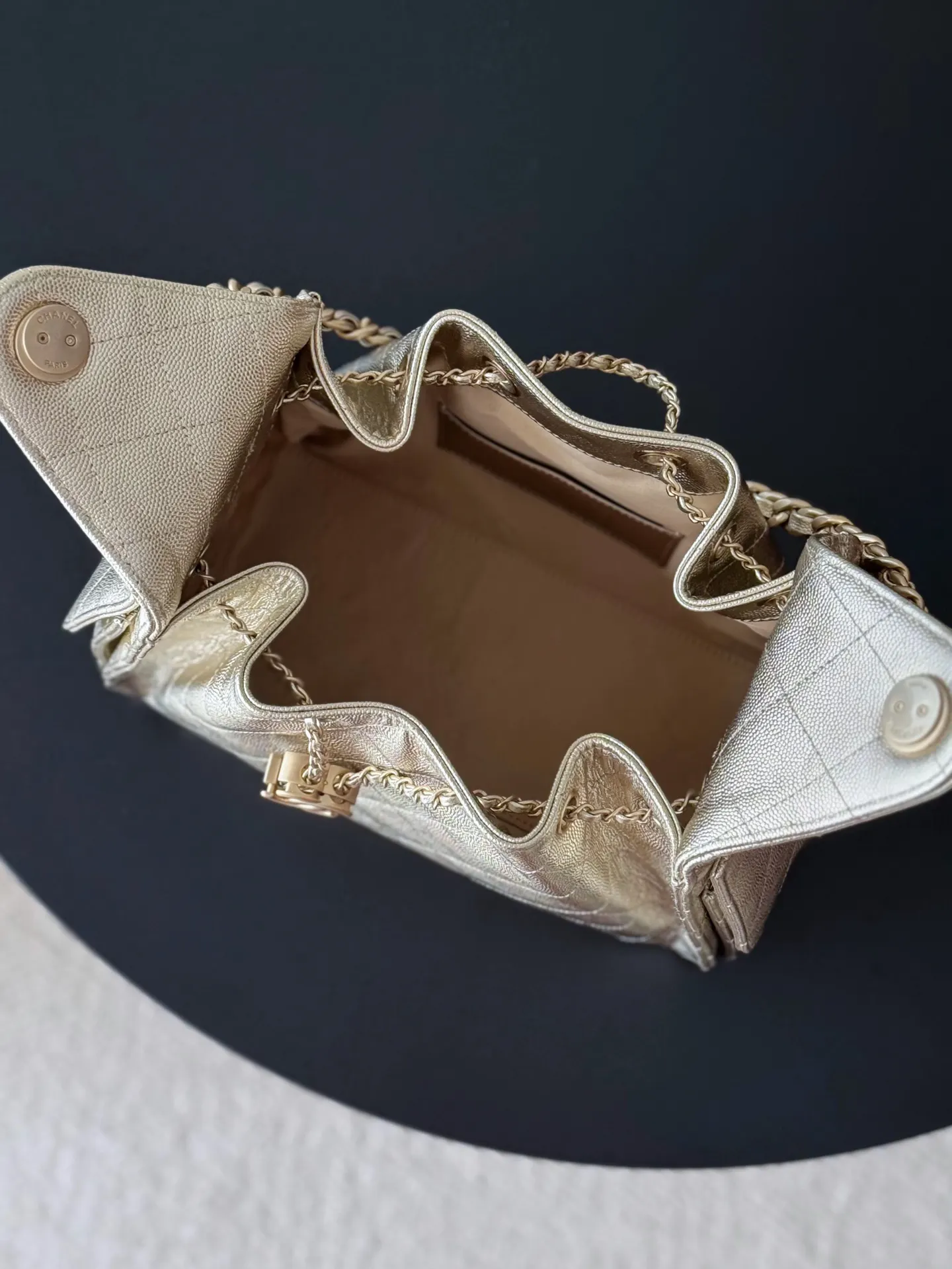 CHANEL Hobo 牛皮 腋下包 復古腋下背款