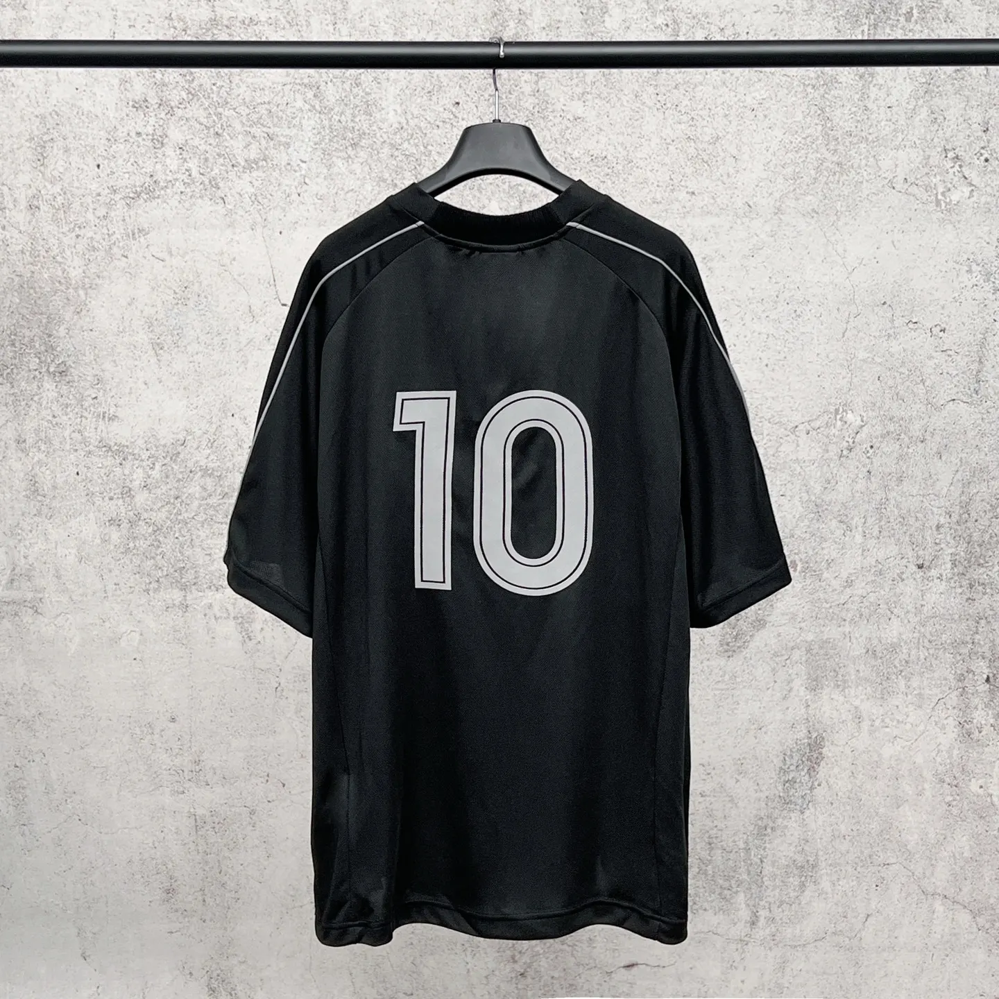 Balenciaga Black Logo Short Sleeve T-Shirt Loose