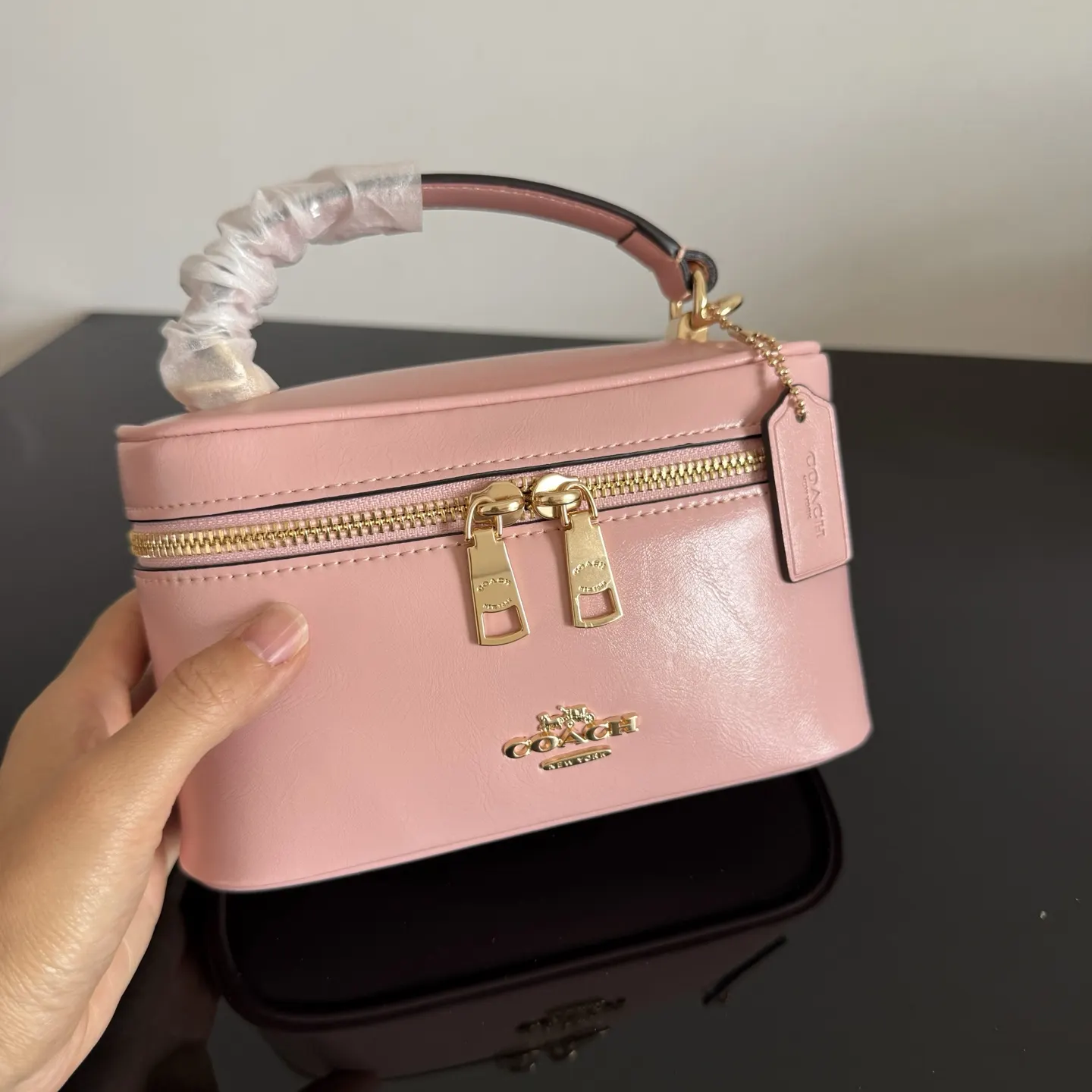 Coach 皮革 Originals 包 的材质选 化妝包 便携收納款