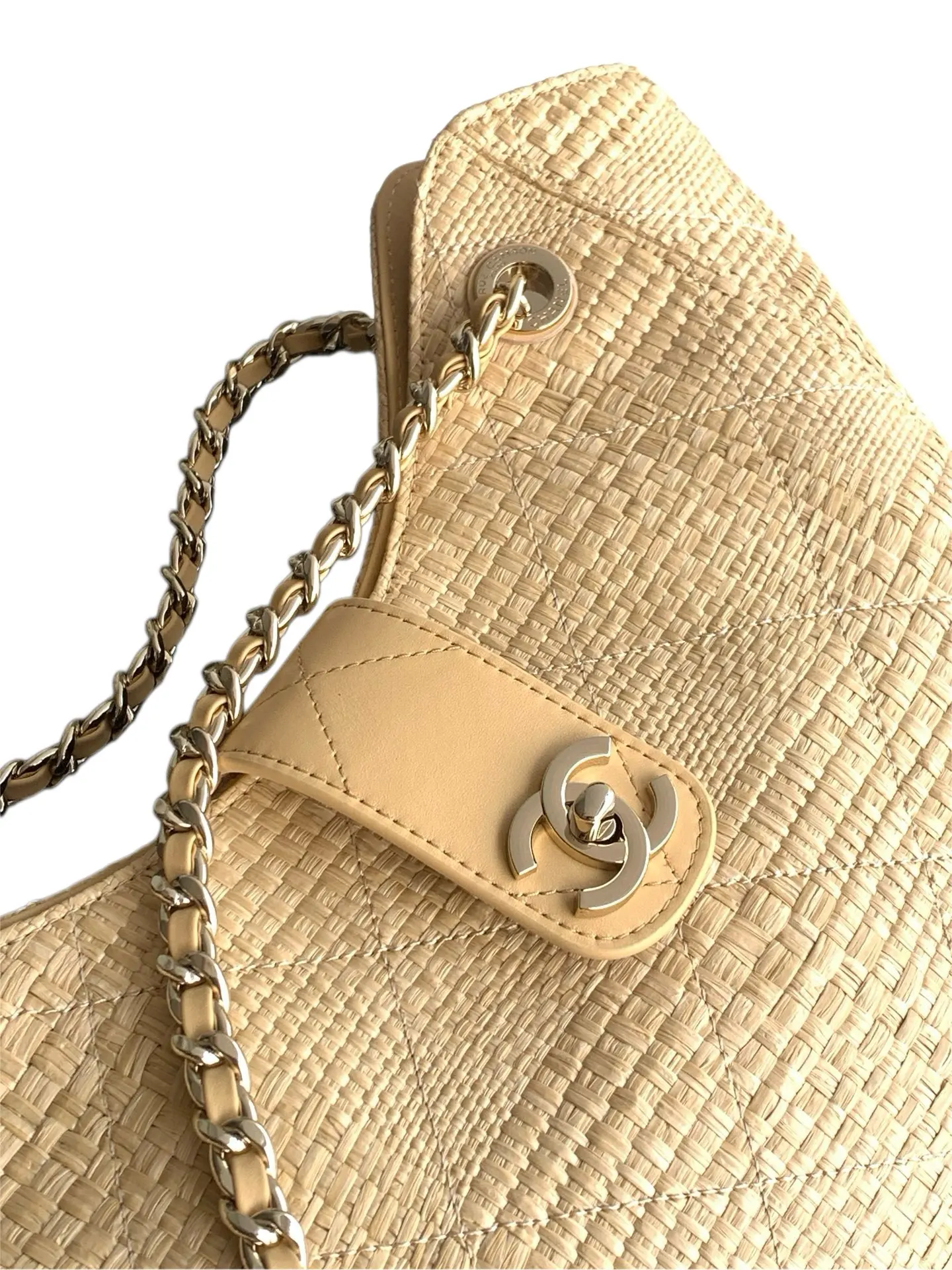 Beige Chain Bag