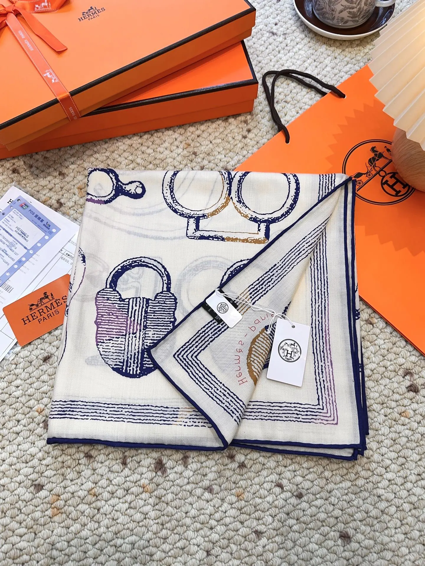 Hermès Brown Scarf