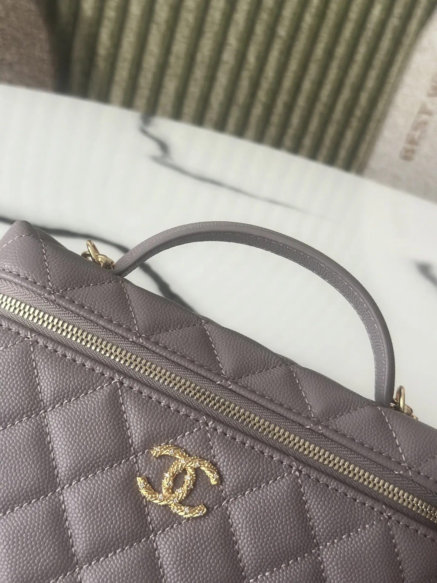 Gold Chain Bag Classic Leather