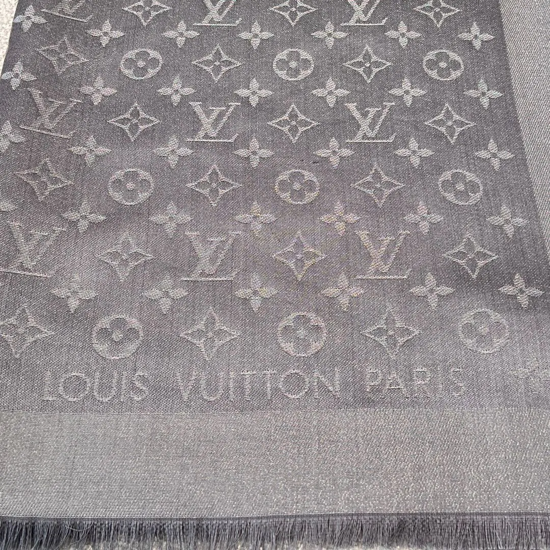 Louis Vuitton Gray Scarf