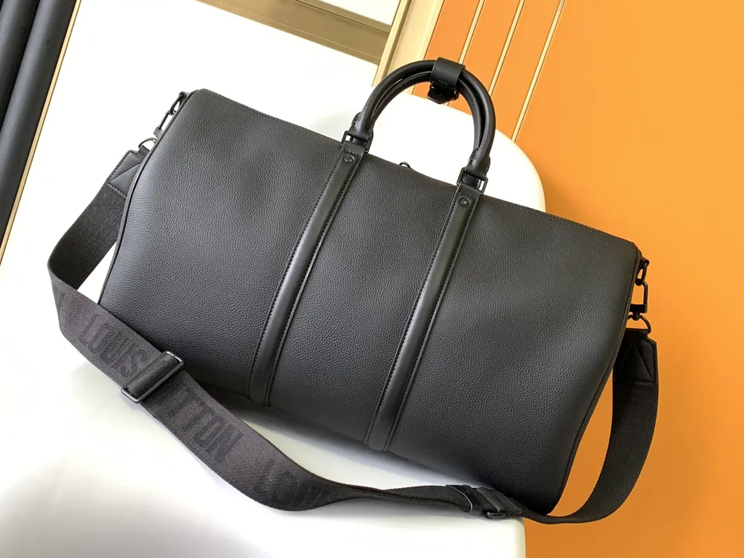 LV Keepall 黑色 牛皮 旅行包 大容量旅行款