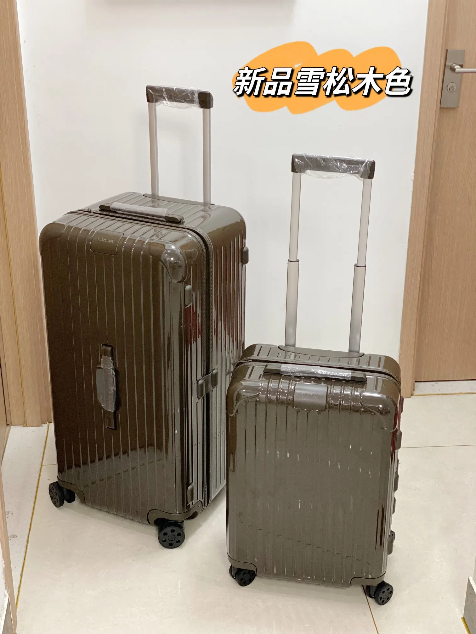 黑色 白色 rimowa日默瓦雪松木色行李箱 登机箱 旅行箱 托 旅行拉杆款 輕便出行款