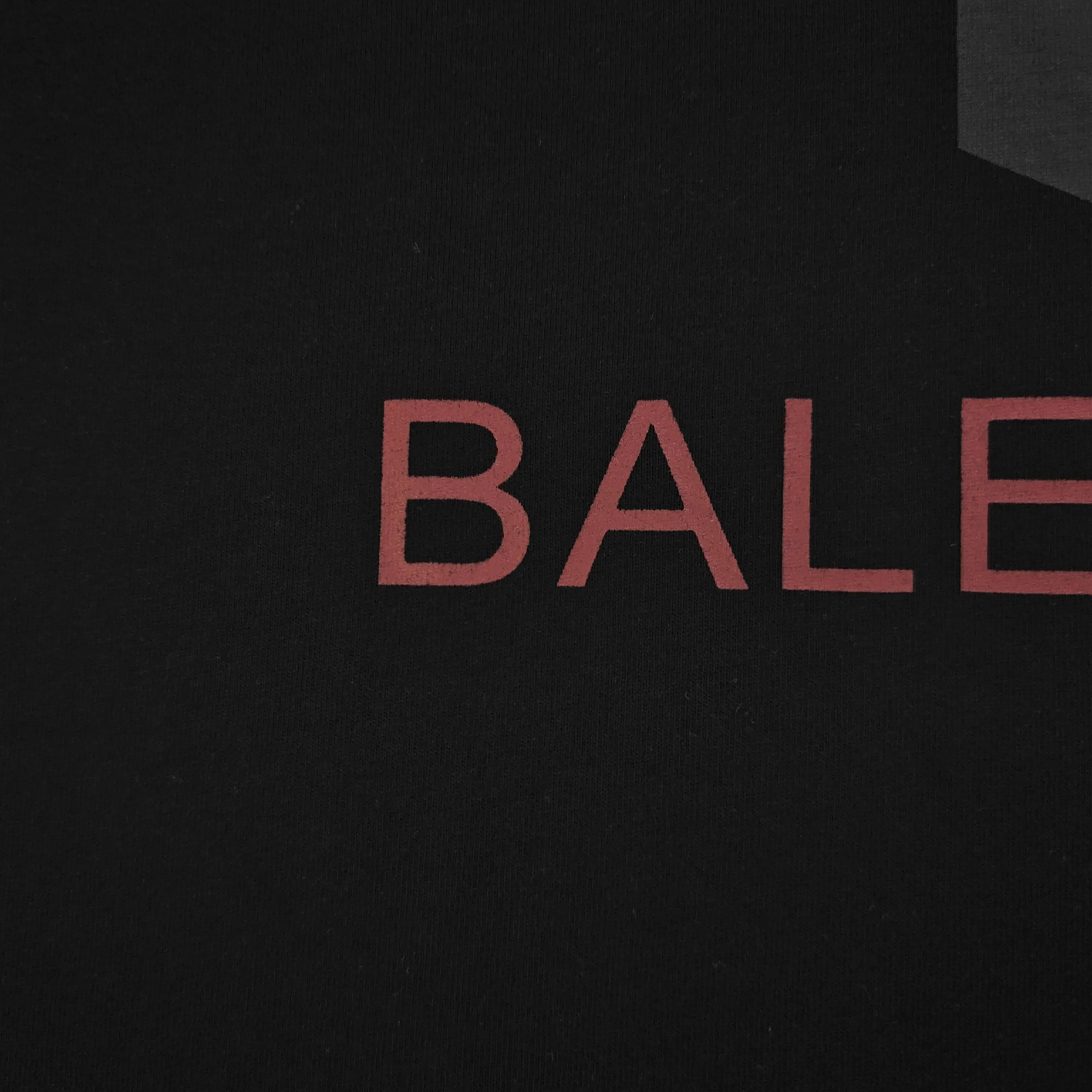 Balenciaga Black Cotton Logo Short Sleeve T-Shirt Loose