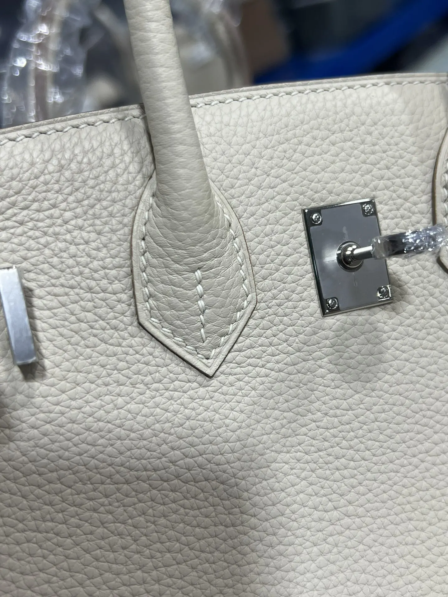 Hermès Birkin 奶昔白 Togo牛皮 手提包 25cm