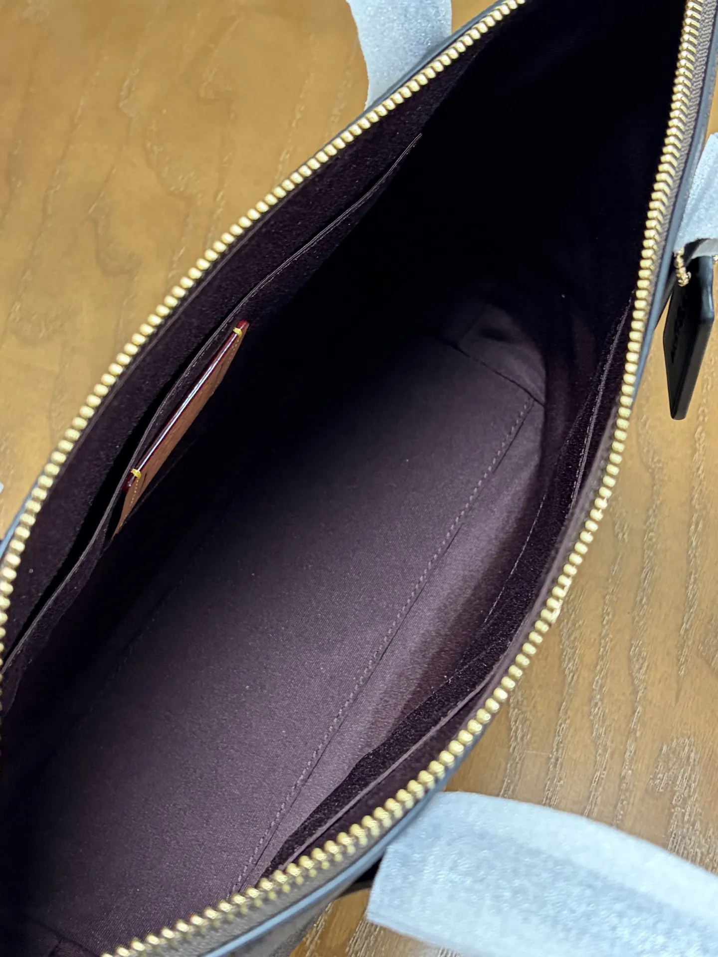 Monogram Tote Bag Leather