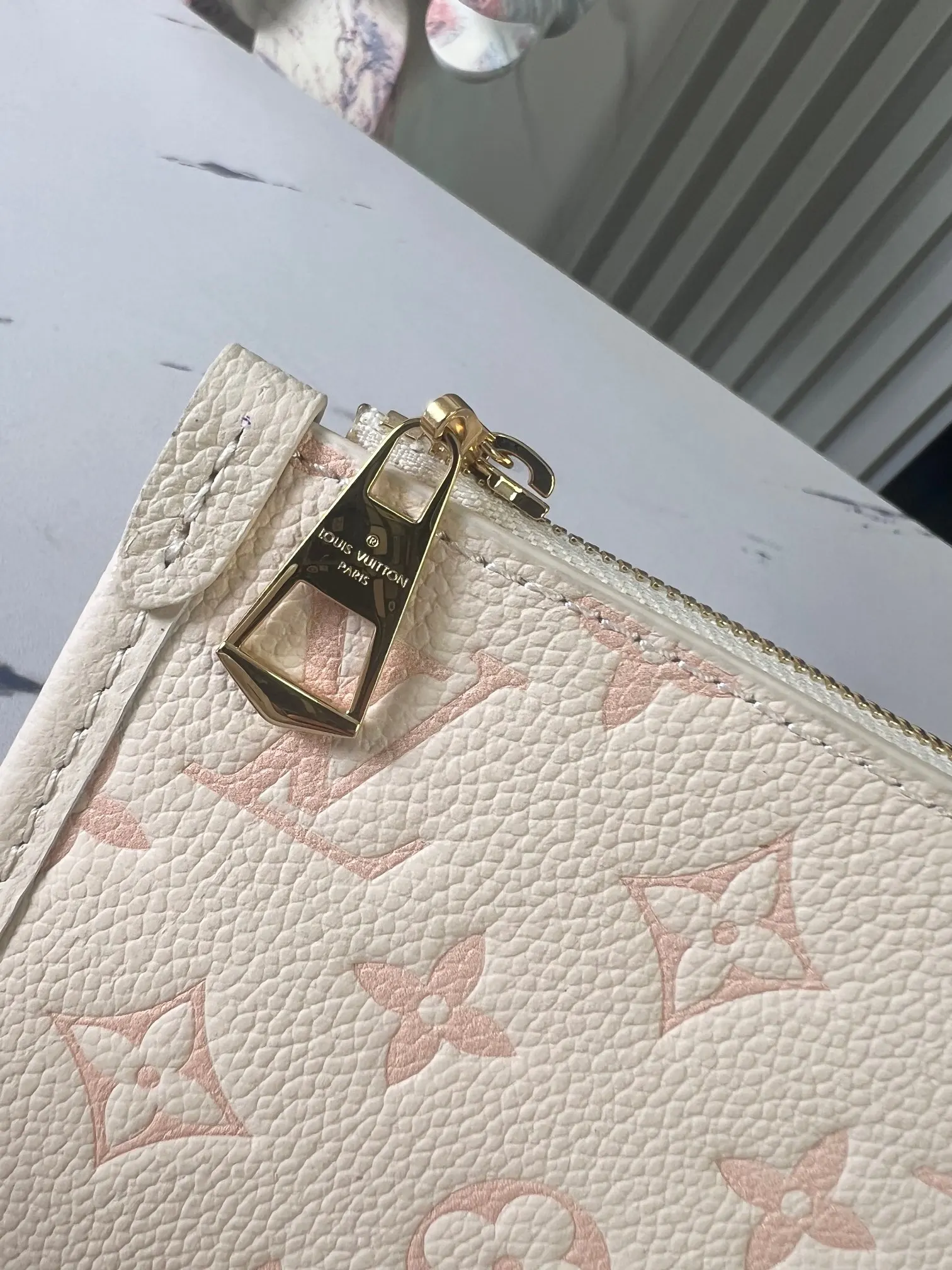 LV CarryAll 白色 米白 帆布 手拿包 精致手拿款