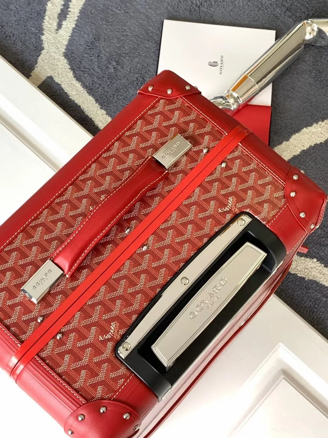 Goyard 戈雅 寸登机箱 全手工精心打造 行李箱 旅行拉杆款 輕便出行款