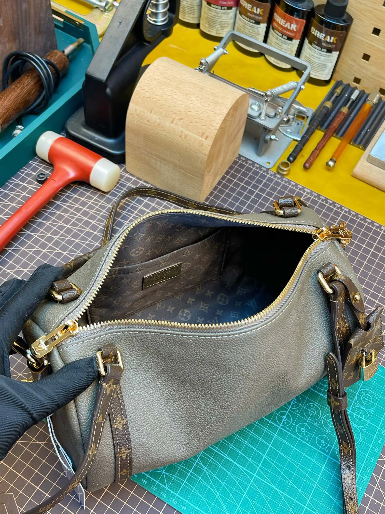 LV Keepall 牛皮 旅行袋 大容量旅行款