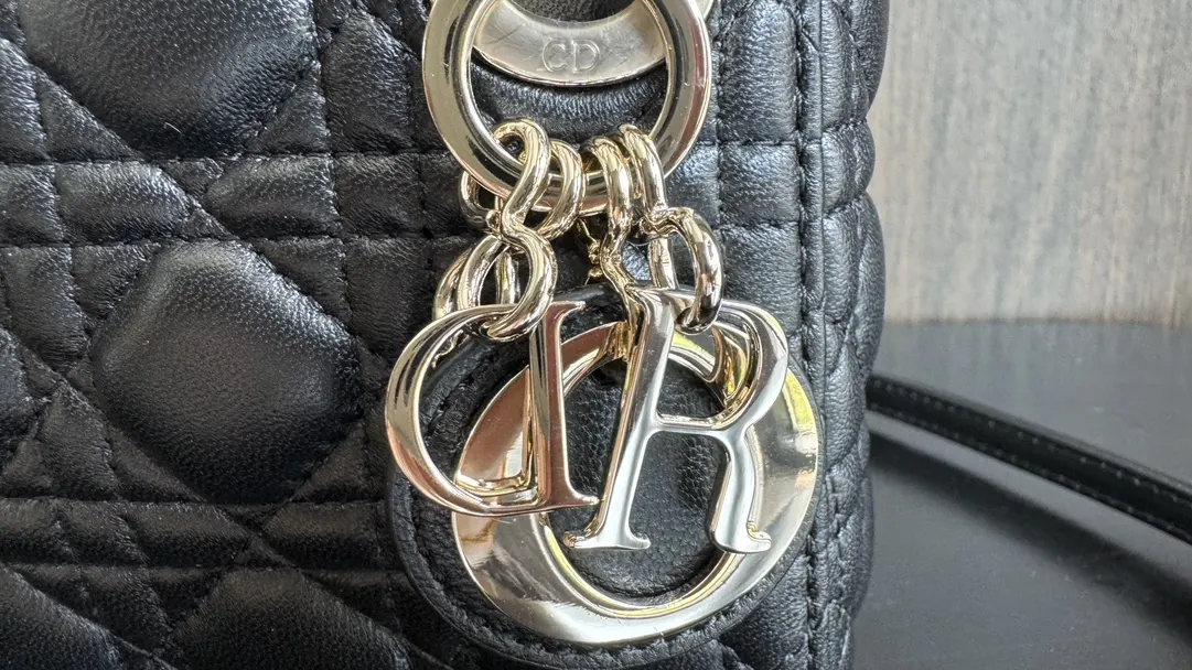 Dior Black Top Handle Bag Commuter