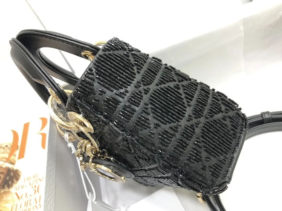 Dior Lady 白色 羊皮 收納包 旅行收納款