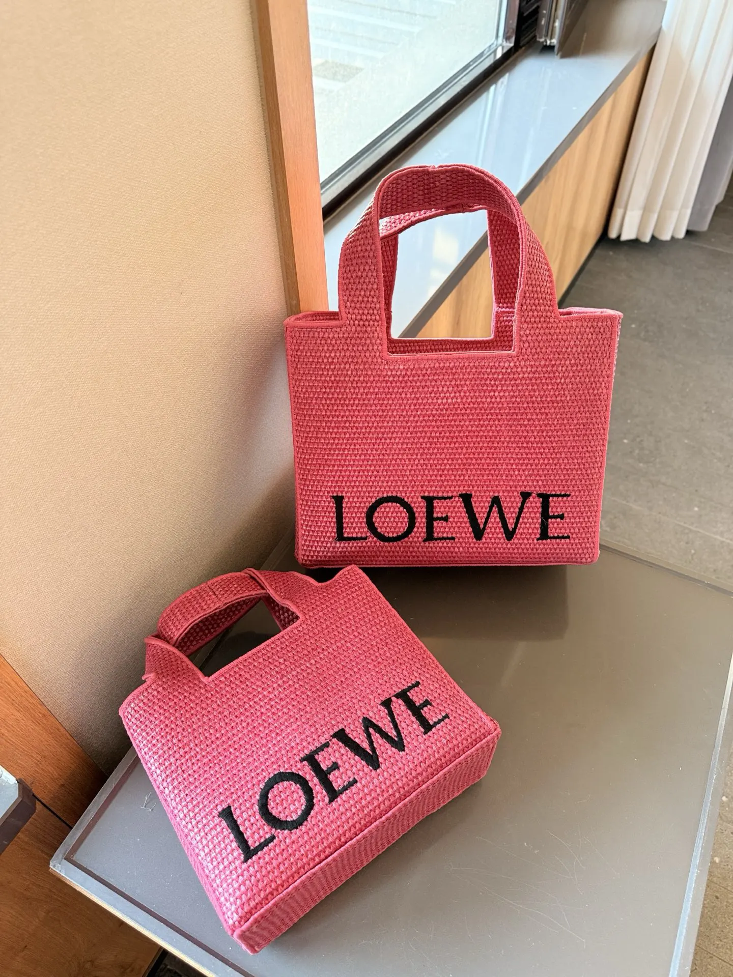 Loewe 长肩带 罗意威 Anagram Baske 手提包 通勤手提款